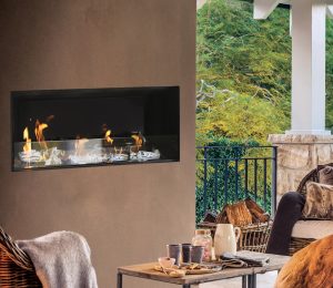 Extend your outdoor entertainment season by enjoying the radiant heat and ambiance created on those cooler Autumn and Spring months.