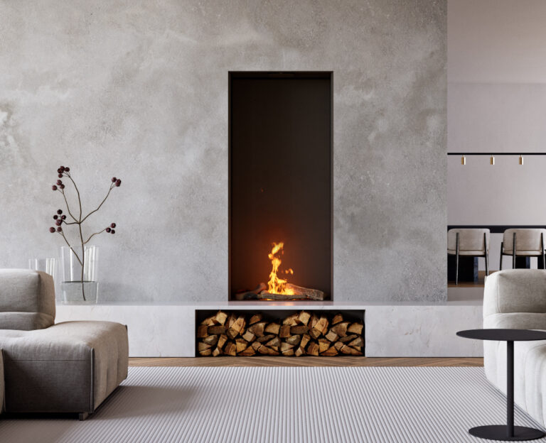 Element4 Sky Large Front Bio inbuilt bioethanol fireplace