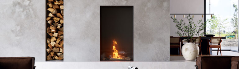 Element4 Sky Medium Front Bio inbuilt bioethanol fireplace