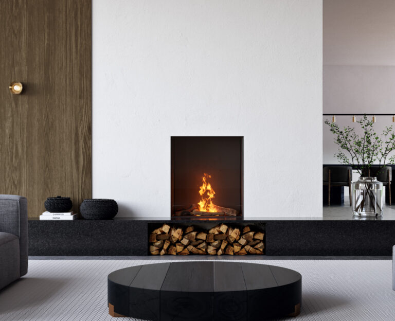 Element4 Sky Small Front Bio inbuilt bioethanol fireplace