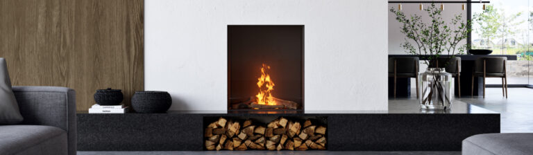 Element4 Sky Small Front Bio inbuilt bioethanol fireplace